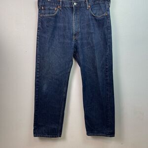 Levi's 505 Classic Blue Straight Denim Jeans Size W40 L30 EUC